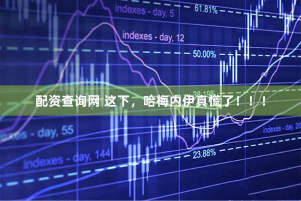 配资查询网 这下，哈梅内伊真慌了！！！